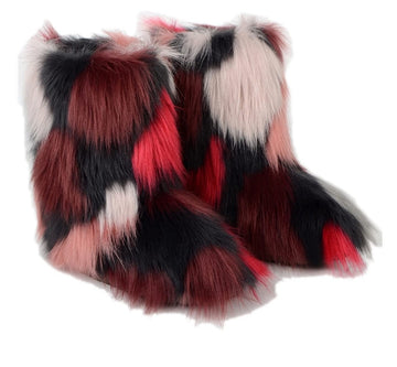 WOMEN'S WINTER FAUX FUR BOOTS