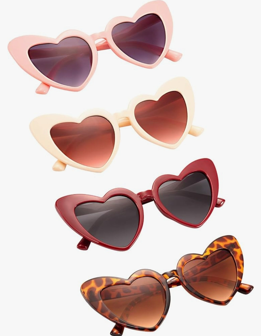 HEART SHAPED SUNGLASSES CAT EYE DESIGN