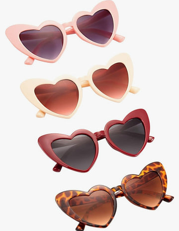 HEART SHAPED SUNGLASSES CAT EYE DESIGN