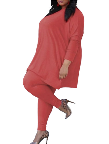 PLUS SET TWO-PIECE PANTS SET