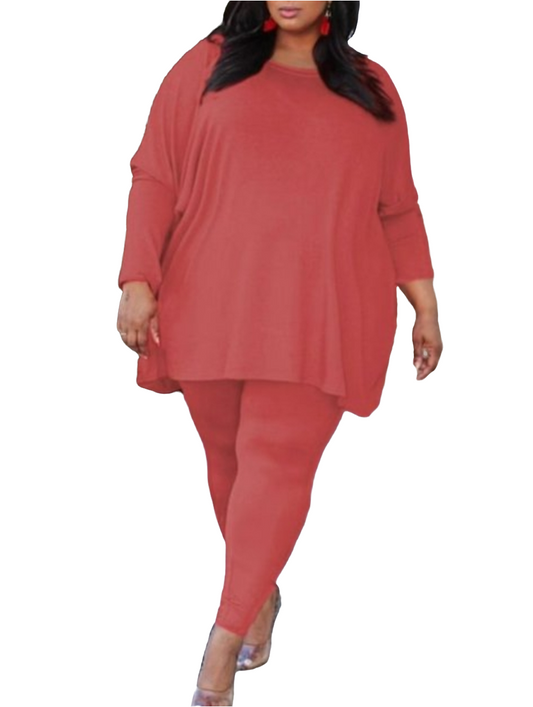 PLUS SET TWO-PIECE PANTS SET