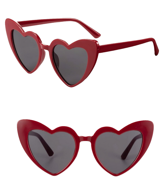 HEART SHAPED SUNGLASSES CAT EYE DESIGN