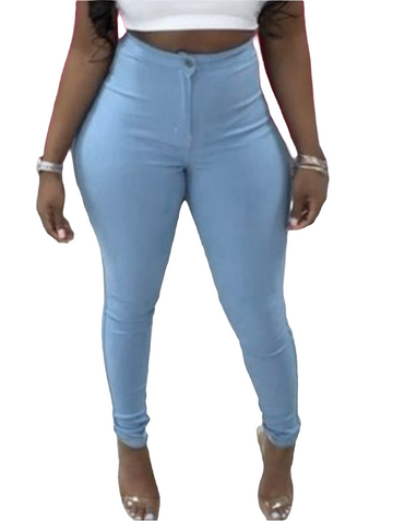 "High Waist Skinny Pants"