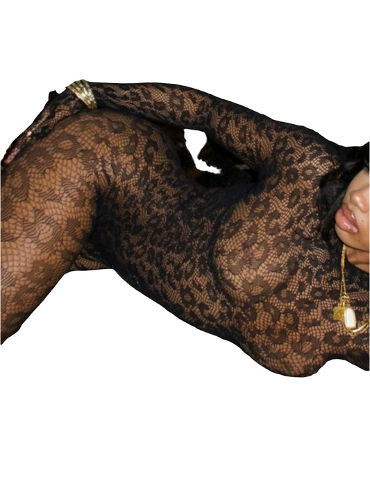 SEXY LEOPARD PRINT JUMPSUIT